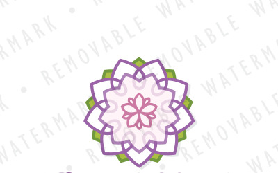 Blooming Lotus Logo Template