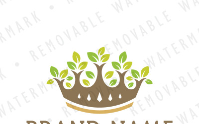Crown Garden Logo Template