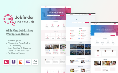 Jobfinder - Tema WordPress per bacheca lavori