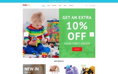 Kidz City - Kids Store Elementor WooCommerce Theme