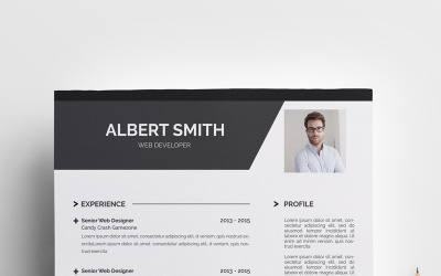 Modello di curriculum di Albert Smith