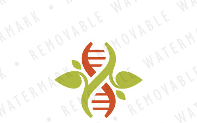 Modelo de logotipo da Genetics of Life