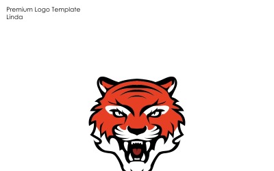 Plantilla de logotipo de tigre