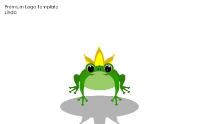 Szablon Logo żaby