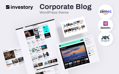 Investory - Kurumsal Blog WordPress Elementor Teması