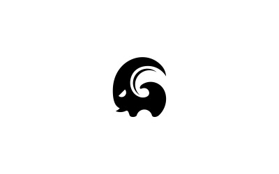 Keçi Logo Şablonu