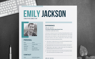 Emily Jacsion Word Resume Template