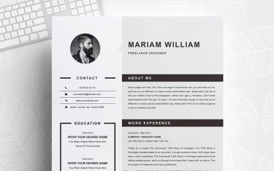 Freelancer CV-sjabloon