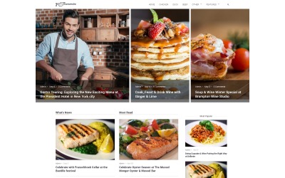 Gastronomix - тема WordPress Elementor для ресторану
