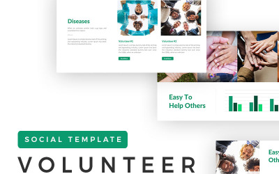 Modello di presentazione di volontariato PowerPoint