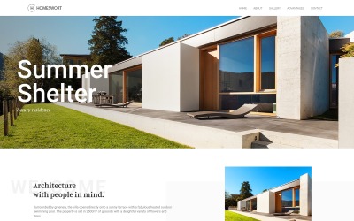 Responsywny motyw WordPress Homeswort - Luxury Real Estate WordPress Elementor Theme #71497