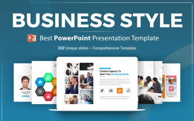 Szablon PowerPoint Business Style -2 In 1 #71499