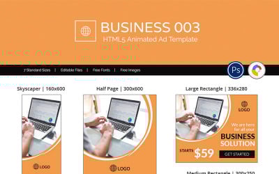 Business 003 HTML5 Reklamı Hareketli Banner