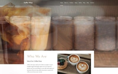 Coffee Shop - responsywny szablon Joomla Coffe House