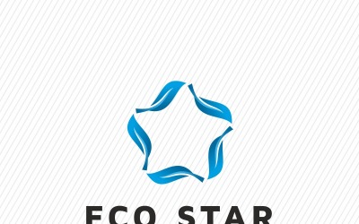 Eco Star Logo Template