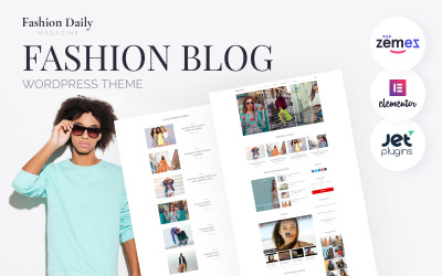 Fashion Daily - Moda Blogu WordPress Elementor Teması