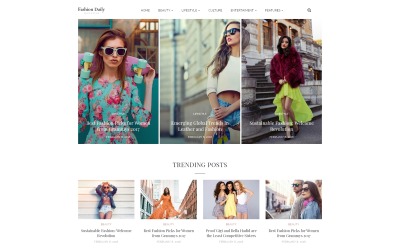 Fashion Daily - Thème WordPress Elementor pour blog de mode