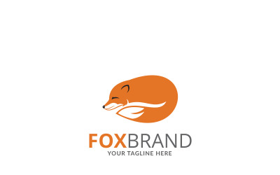 Fox márka tervezés logó sablon