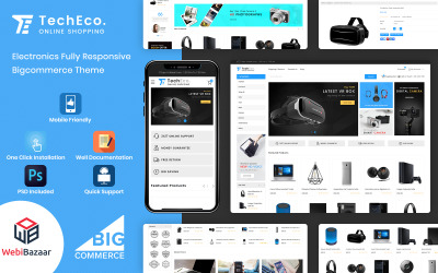 Responsive TechEco BigCommerce Theme #71521