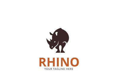 Rhino ontwerpsjabloon Logo