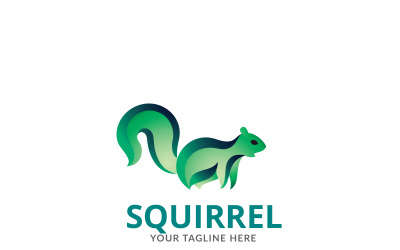 Squirrel Logo Template