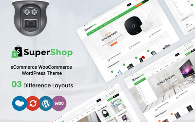 Super obchod – elektronika a Mega Store Víceúčelové téma WooCommerce