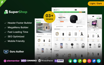 Super obchod – elektronika a Mega Store Víceúčelové téma WooCommerce