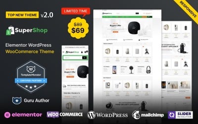Super Shop – Elektronikai és Mega Store Többcélú WooCommerce téma