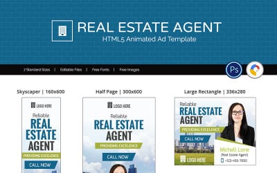 Real Estate | Reliable Agent Banner Animated Banner