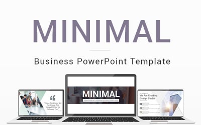 Шаблон PowerPoint для бізнесу MiniMal
