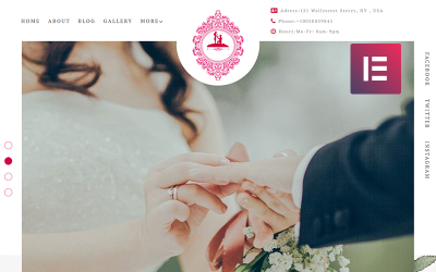ForeverLove - WordPress Landor-tema för bröllopslandning