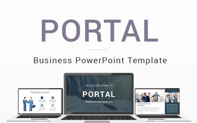 Modello PowerPoint di portale aziendale