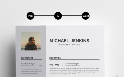 Plantilla de CV de JEAKINS WORD CV