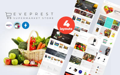 Reszponzív Eveprest Supermarket 1.7 - Supermarket Store PrestaShop sablon 71733