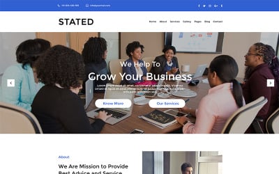Stated Finance Consulting PSD Template