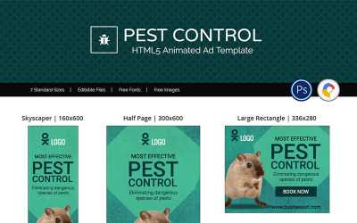 Animated Banner Professional Services | Pest Control #71884