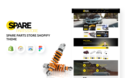 Negozio di pezzi di ricambio Tema Shopify