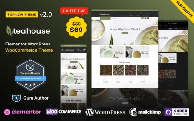 Чайный домик - тема WooCommerce для магазина специй