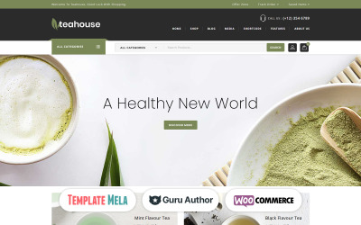 Casa de té - Tema WooCommerce de Spice Shop