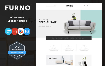 Furno - Furniture Store OpenCart Template