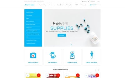 Inyección rápida - Tema Shopify de suministros de primeros auxilios