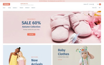 Lilu Fashion - Shopify-thema voor babykleding