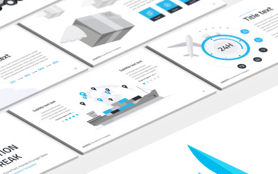 Logistická šablona PowerPoint
