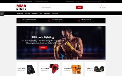 MMA Store - Brutal MMA Sports Gear Online Store OpenCart-mall