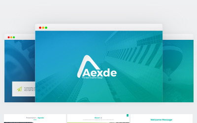 Modello PowerPoint di Aexde