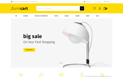 Responsivt FurniCart - Home Decor Store OpenCart Template OpenCart-mall #71904