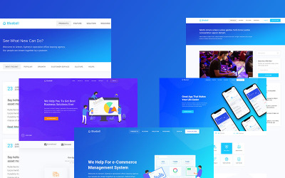 Bluebell - Szoftver, webalkalmazás és Startup Tech Company WordPress téma