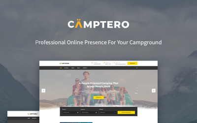 Тема WordPress для кемпінгу - Camptero