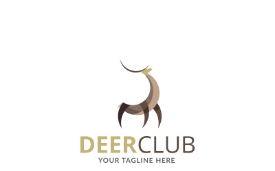 Deer Club Logo Vorlage