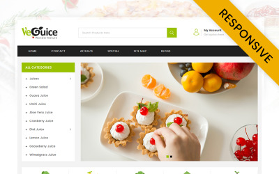 Guice Grocery Store OpenCart Template
